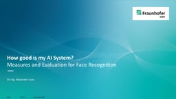 How good is my AI system? Measures and evaluations for face recognition