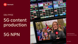 5G content production with 5G NPNs