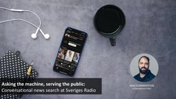 Building an AI Chatbot for trusted news content: Nyhetssök