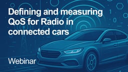 Defining and measuring QoS for Radio in connected cars