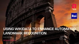 Using Wikidata to enhance automated landmark recognition