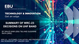 Summary of WRC-23 decisions on UHF band