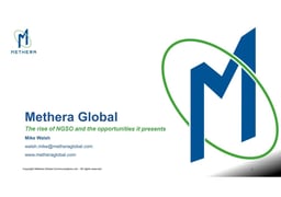 The rise of NGSO and opportunities presented