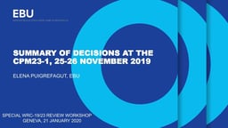 CMP23-1 Decisions