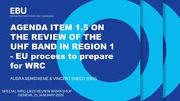 EU WRC Process