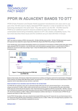 Tech Fact Sheet PPDR
