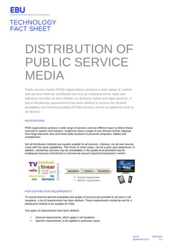 PSM Requirements in Distribution