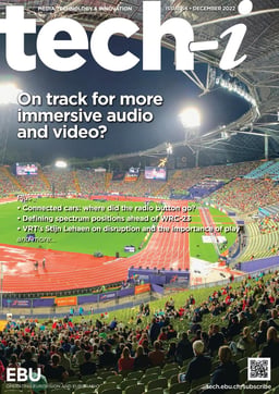 EBU tech-i 054 On track for more immersive audio and video?