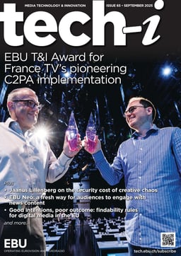 EBU tech-i 065 EBU T&I Award for France TV’s pioneering C2PA implementation