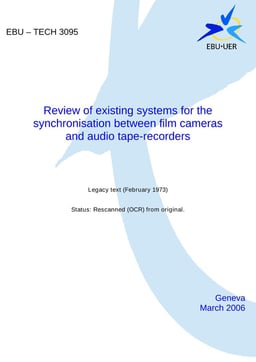 Systems for the synchronisation between cameras and recorders