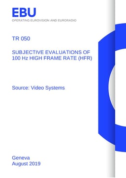 Tech Report 050 100 Hz evaluations