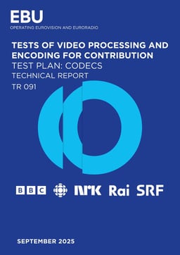 Tech Report 091 Video processing and encoding Test plan: Codecs