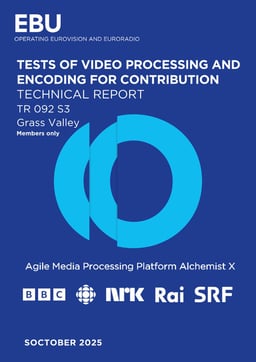 Grass Valley Alchemist X - Tests of Video Processing