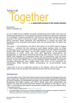 Tying it all together - a watershed moment in the media industry