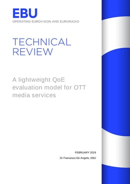 Tech Review 2019 QoE Model for OTT Media Services