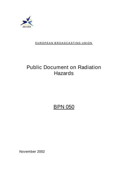 Public Document on Radiation Hazards