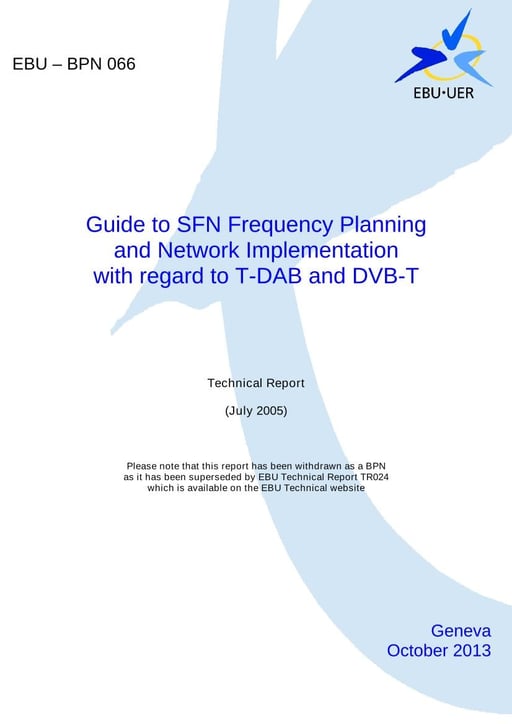 Planning and Implementation for T-DAB and DVB-T