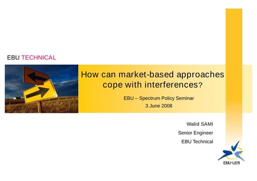 How can market-based approaches cope with interences