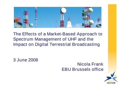 Effects of a Market-Based Approach