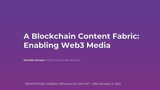 Media and web3.0