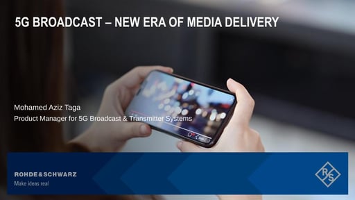 5G broadcast media delivery
