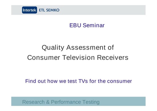 Consumer displays: Do they provide good SD and HD pictures?