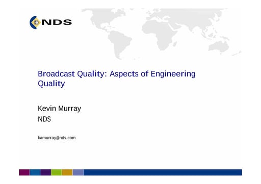 How to engineer quality? What is done today?