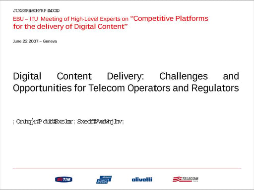 Digital Content Delivery