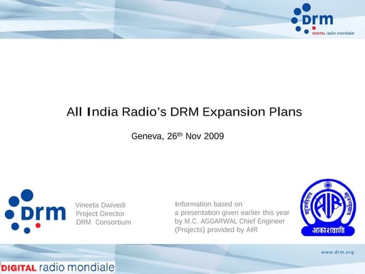 All India Radio’s DRM Expansion Plans