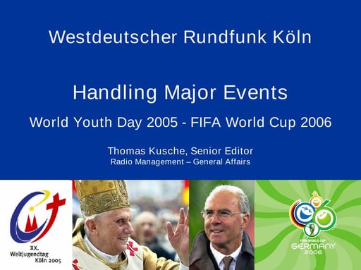 Handling Major Events