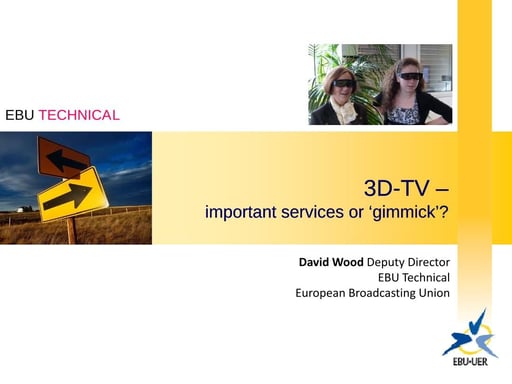 3D-TV – important services or ‘gimmick’?