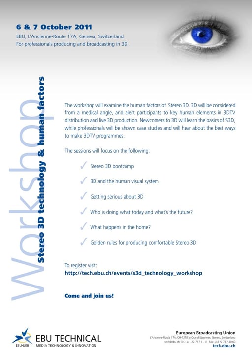 Stereo 3D Technology & Human Factors
