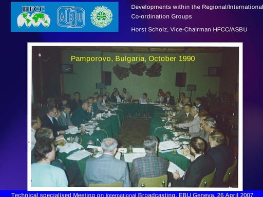Development withing the Reg/Int. Coordination Groups
