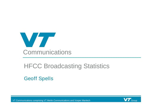 HFCC statistics