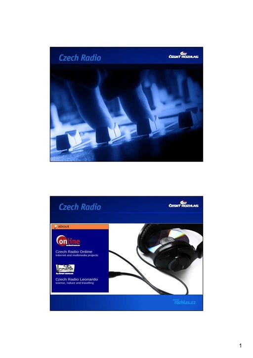 The Czech podcasting experience