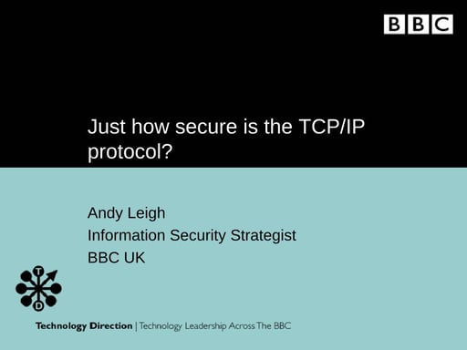 Just how secure is the TCP/IP protocol?