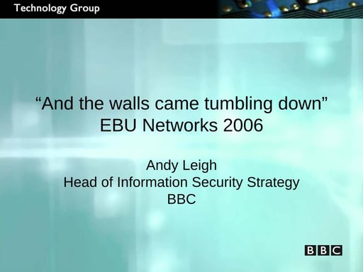 “And the walls came tumbling down”