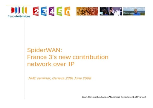 France 3's New Contribution Network over IP