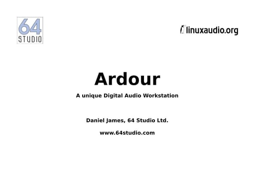Ardour 2 - A unique Digital Audio Workstation (DAW)