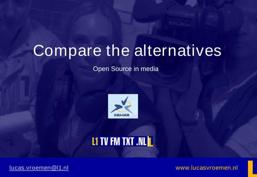 Compare the alternatives