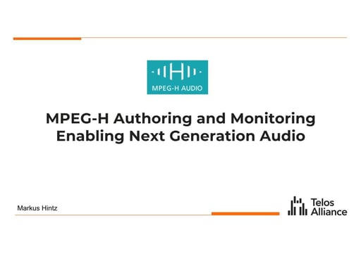 MPEG-H (Telos Alliance)