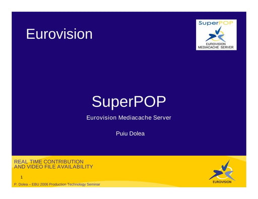 Super POP Eurovision Media Cache