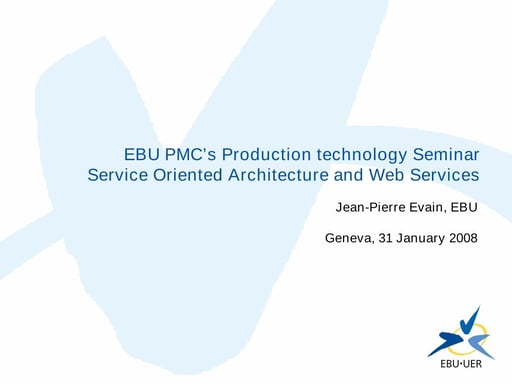 Services Oriented Architecture & Web Services