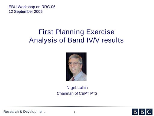 Analysis of Band IV/V