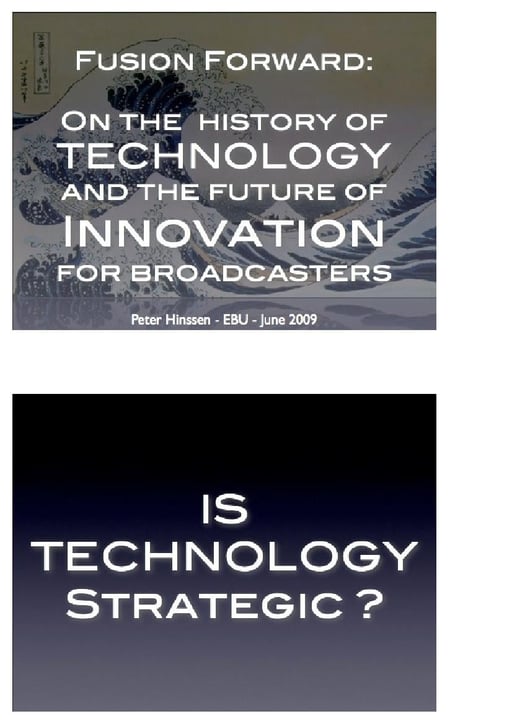 Fusion Forward: the future of innovation for broadcasters