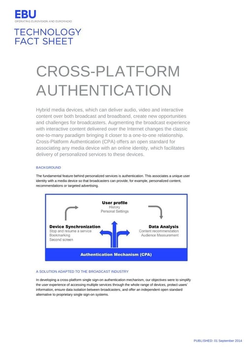 Cross-Platform Authentication (CPA)