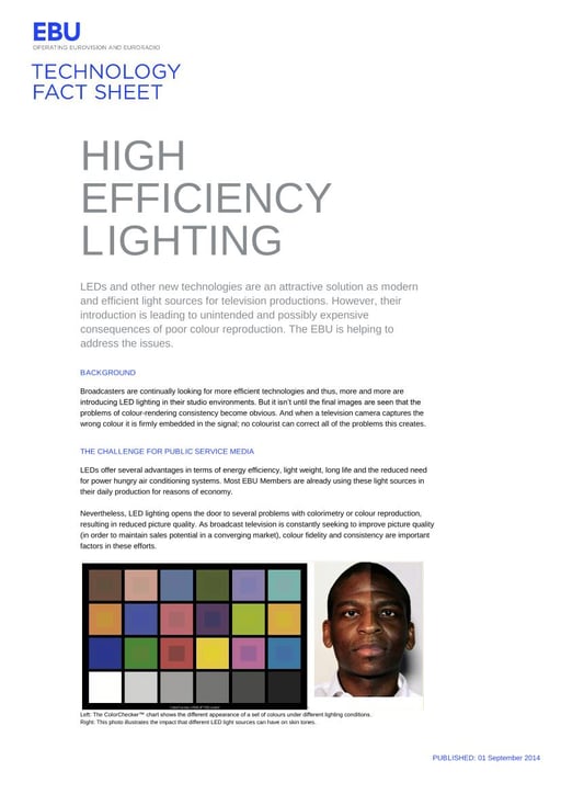 High Efficiency Lighting
