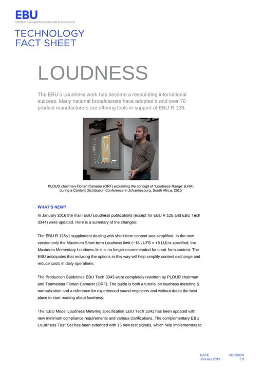 Loudness