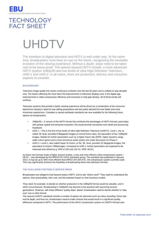 UHDTV