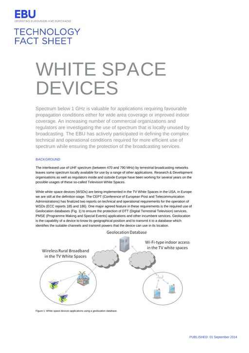 White Space Devices